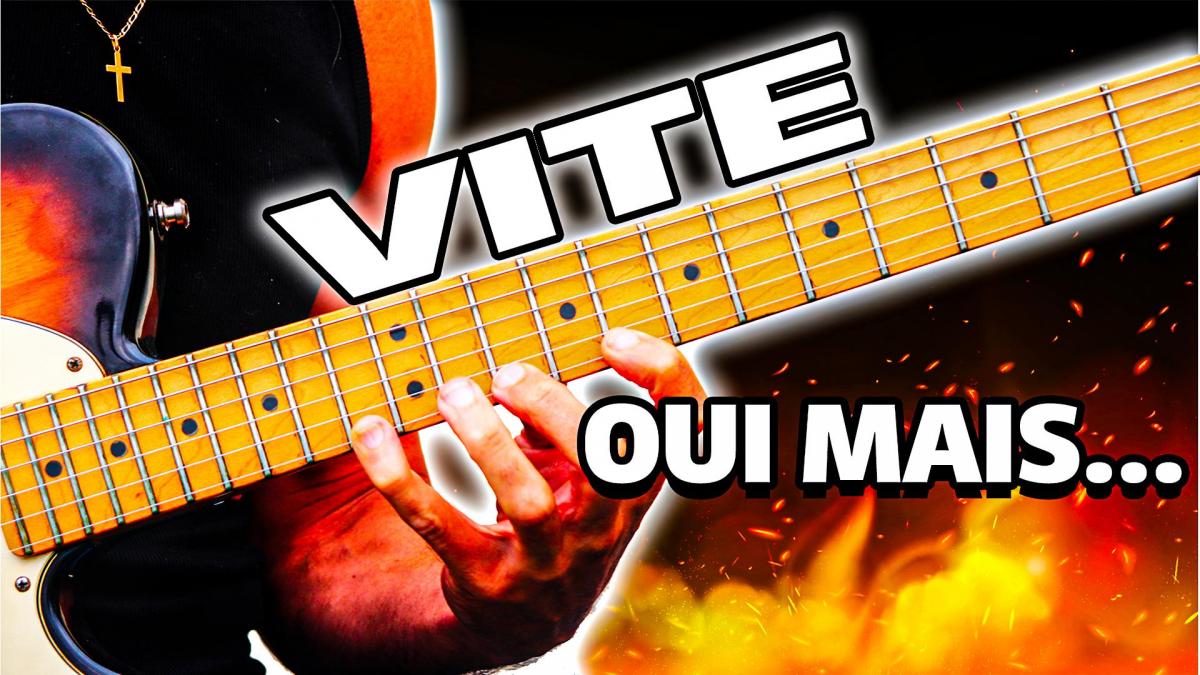 L'ERREUR que les gens font avec la vitesse #GuitarVlog 24