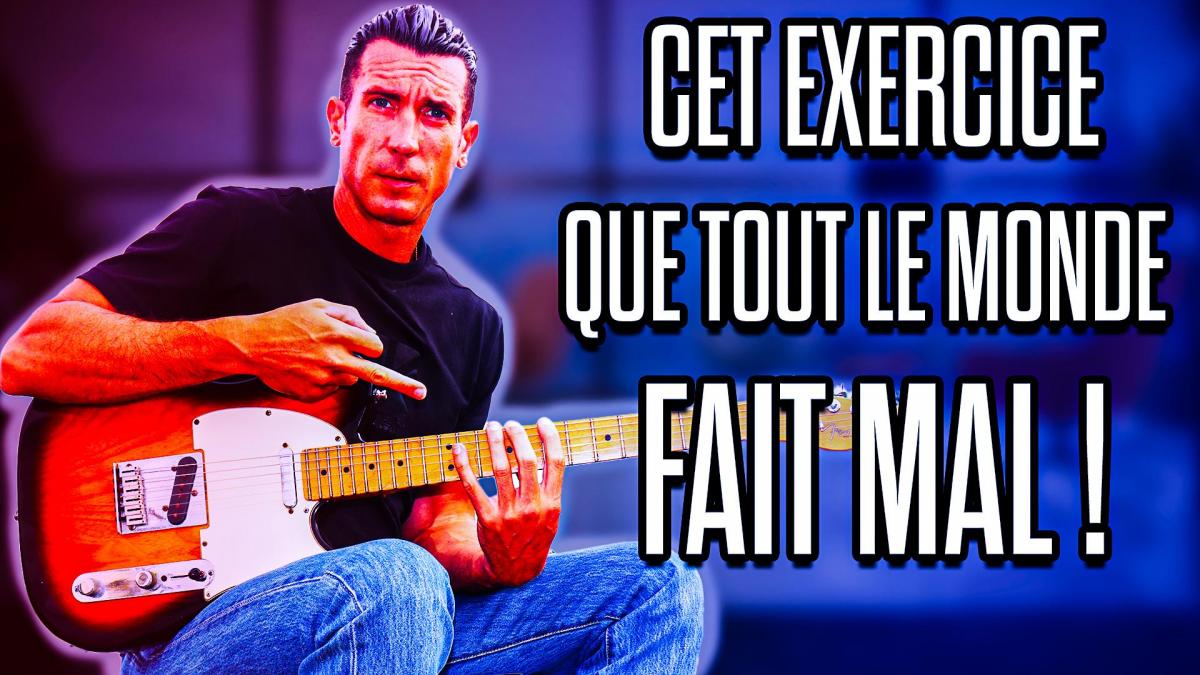 Cet EXERCICE que personne ne fait BIEN ! #GuitarVlog 9