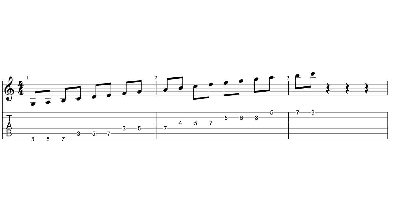 Travailler ses gammes en triades 1